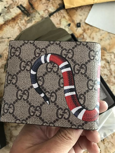 Gucci wallet snake cheap